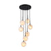 Artcraft Canada - Seven Light Lantern - Nightfall - Black- Union Lighting Luminaires Decor