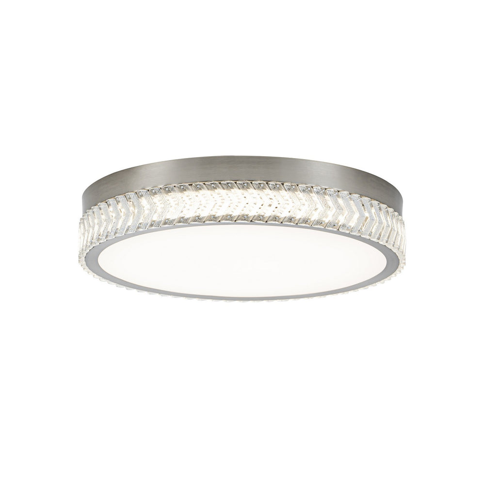 Artcraft Canada - LED Flushmount - Chevron - Brushed Nickel- Union Lighting Luminaires Decor