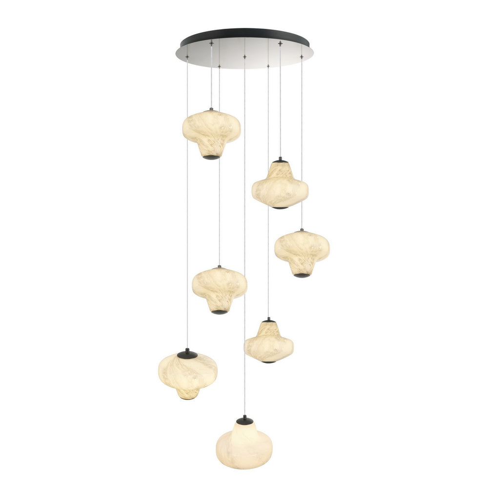 Artcraft Canada - LED Chandelier - Solara - Graphite- Union Lighting Luminaires Decor