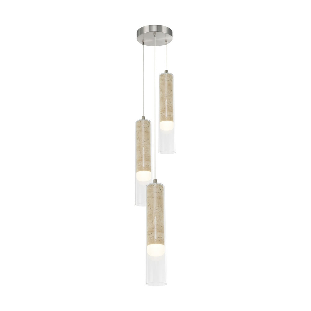 Artcraft Canada - LED Pendant - Zara - Brushed Nickel- Union Lighting Luminaires Decor