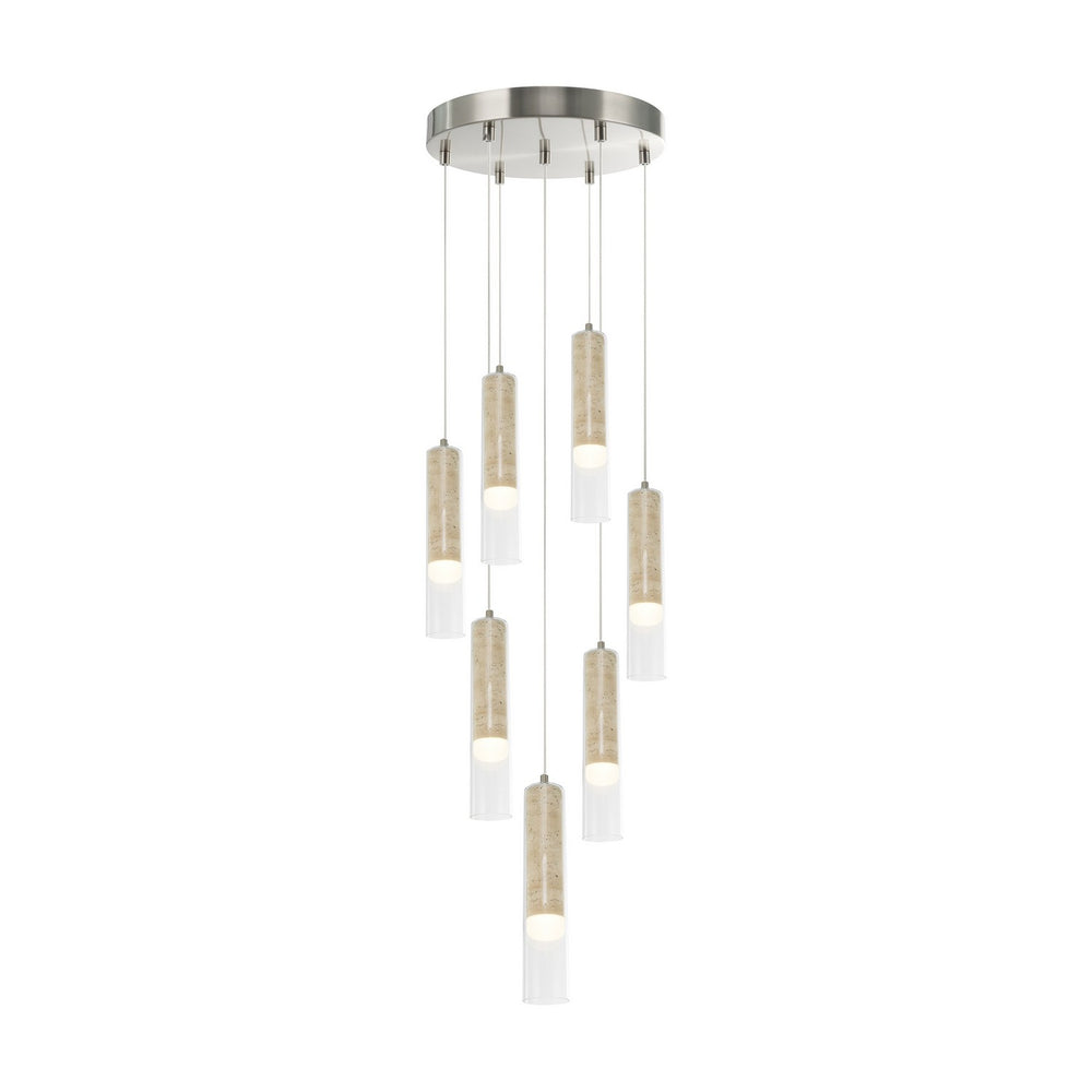 Artcraft Canada - LED Chandelier - Zara - Brushed Nickel- Union Lighting Luminaires Decor