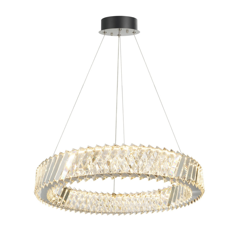 Artcraft Canada - LED Chandelier - Alya - Polished Nickel- Union Lighting Luminaires Decor