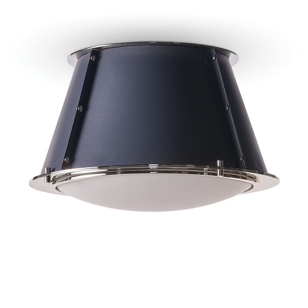 Regina Andrew Canada - One Light Flush Mount - French - Blue- Union Lighting Luminaires Decor