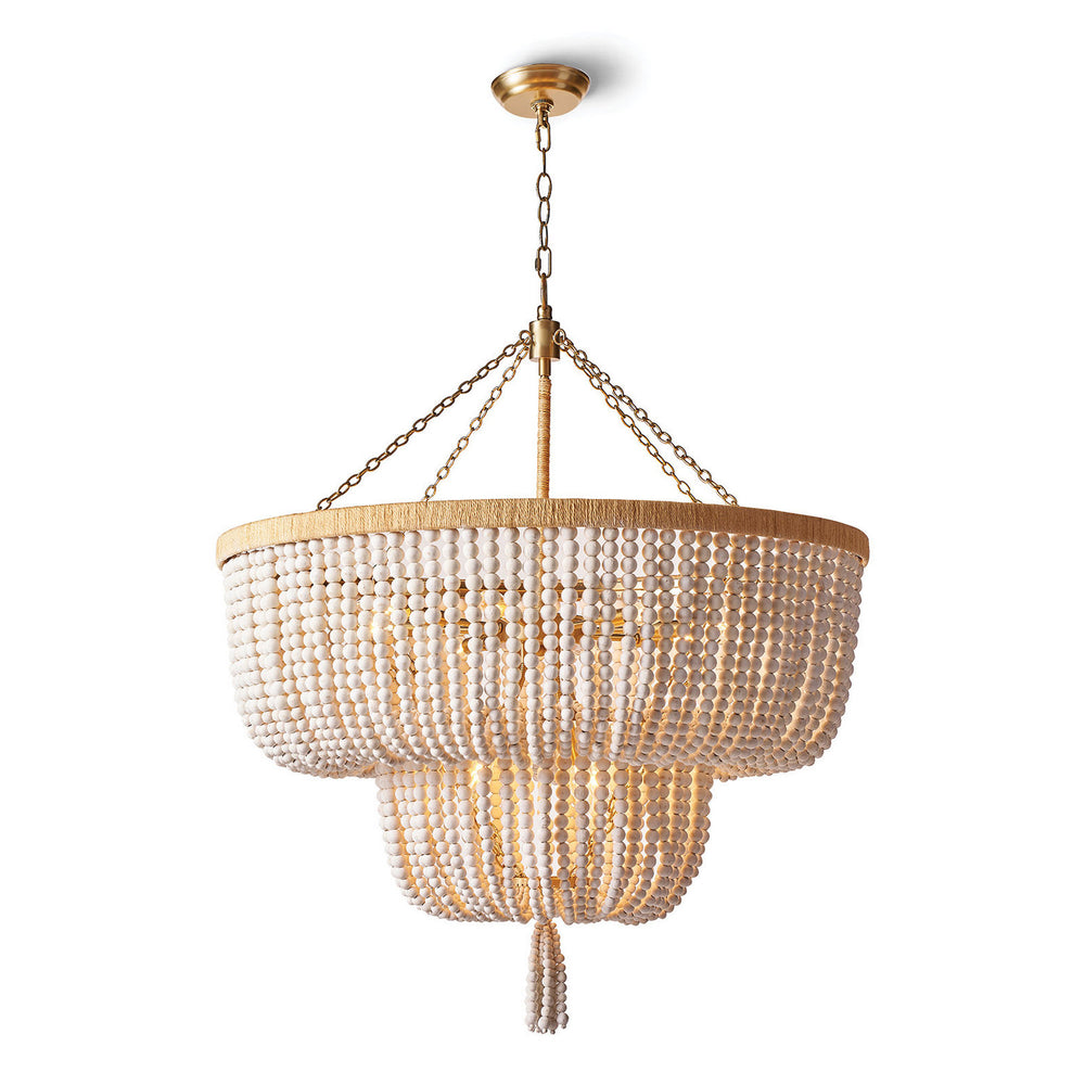 Regina Andrew Canada - 12 Light Chandelier - Cameron - White- Union Lighting Luminaires Decor