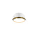 W.A.C. Canada - LED Flush Mount - Salvo - White/Aged Brass- Union Lighting Luminaires Decor
