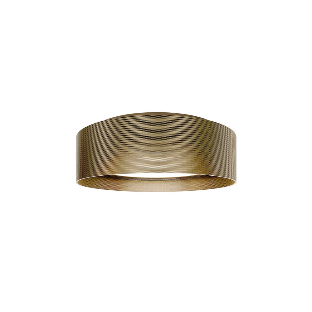 W.A.C. Canada - LED Flush Mount - Grille - Aged Brass- Union Lighting Luminaires Decor