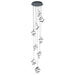 W.A.C. Canada - LED Chandelier - Whirl - Black- Union Lighting Luminaires Decor
