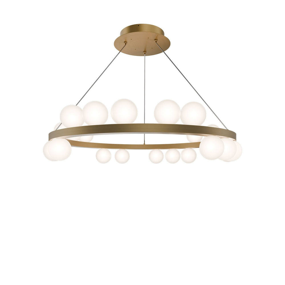 W.A.C. Canada - LED Chandelier - Carousel - Aged Brass- Union Lighting Luminaires Decor