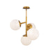 W.A.C. Canada - LED Pendant - Quatrro - Aged Brass- Union Lighting Luminaires Decor