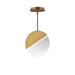 W.A.C. Canada - LED Mini Pendant - Crescent - Aged Brass- Union Lighting Luminaires Decor