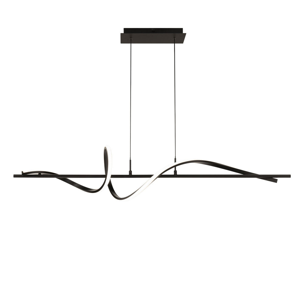 W.A.C. Canada - LED Linear Pendant - Corkscrew - Black- Union Lighting Luminaires Decor