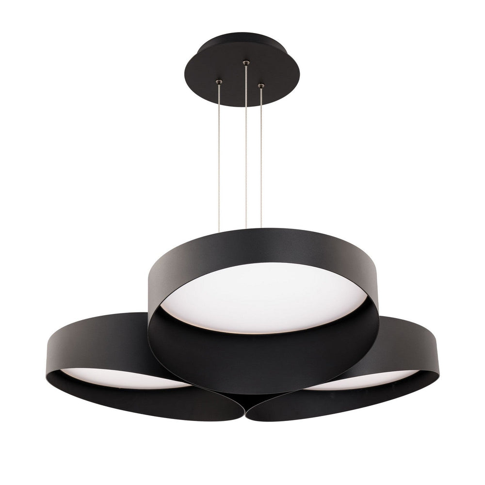 W.A.C. Canada - LED Pendant - Triolet - Black- Union Lighting Luminaires Decor