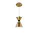 W.A.C. Canada - LED Pendant - Pin Up - Aged Brass/Black- Union Lighting Luminaires Decor
