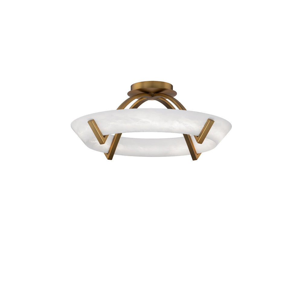Modern Forms Canada - LED Flush Mount - Copa - Aged Brass- Union Lighting Luminaires Decor