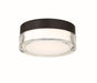 Modern Forms Canada - LED Outdoor Flush Mount - Pi - Black- Union Lighting Luminaires Decor