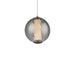 Modern Forms Canada - LED Mini Pendant - Swirly - Smoke Glass/Aged Brass- Union Lighting Luminaires Decor