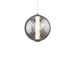 Modern Forms Canada - LED Mini Pendant - Swirly - Smoke Glass/Aged Brass- Union Lighting Luminaires Decor