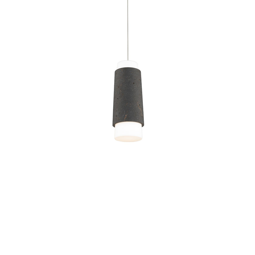Modern Forms Canada - LED Mini Pendant - Chauncey - Bassalt Stone/Black- Union Lighting Luminaires Decor
