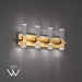 Modern Forms Canada - LED Bath Vanity - Cinaplex - Aged Brass- Union Lighting Luminaires Decor