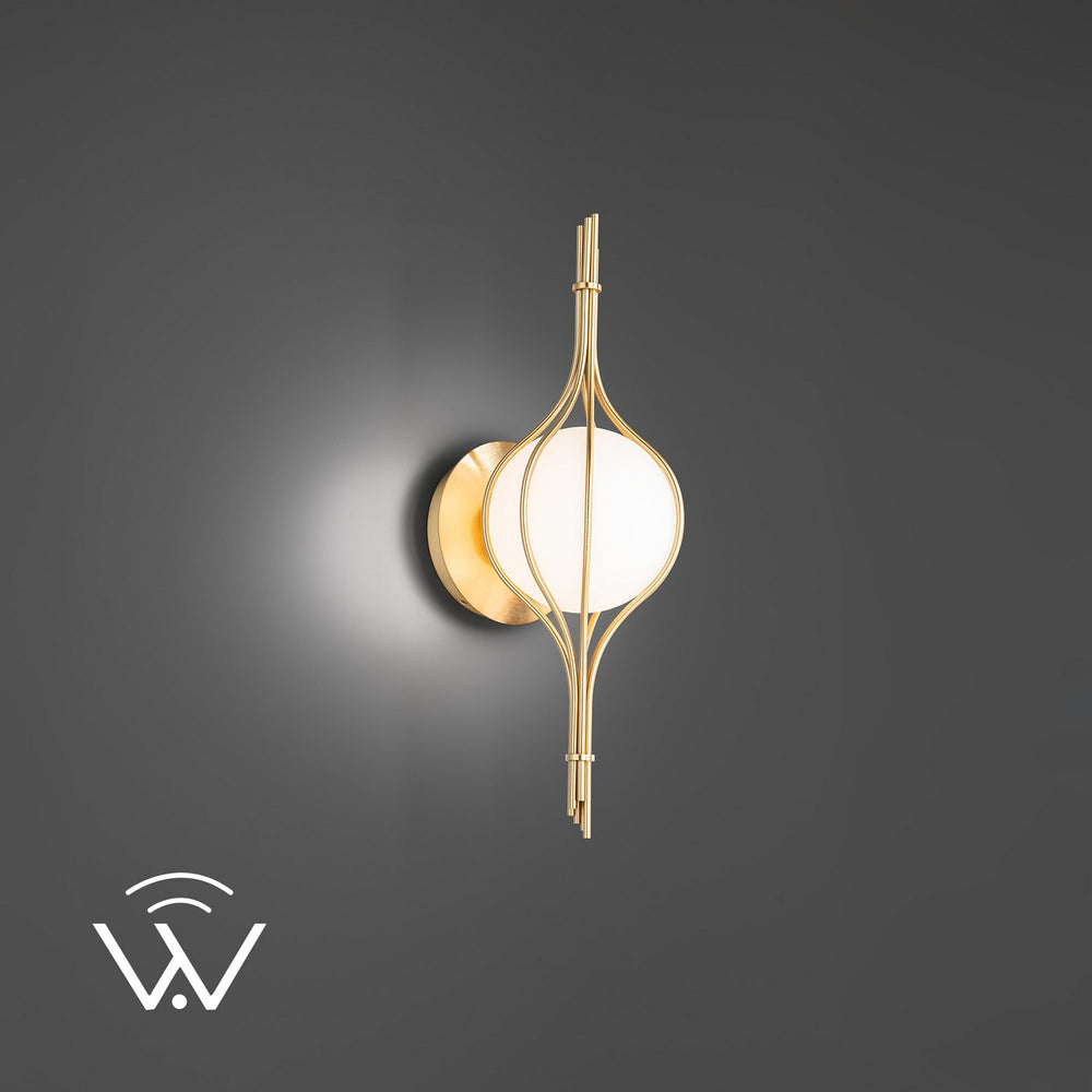 Modern Forms Canada - LED Wall Sconce - Skyla - Vintage Brass- Union Lighting Luminaires Decor