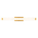 Modern Forms Canada - LED Bath Vanity - Carlisle - Aged Brass- Union Lighting Luminaires Decor