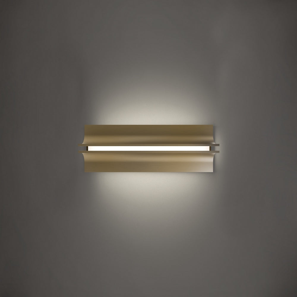 Modern Forms Canada - LED Wall Sconce - Strait - Aged Brass- Union Lighting Luminaires Decor