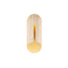 Modern Forms Canada - LED Outdoor Wall Sconce - Clog - Beige Travertine/Aged Brass- Union Lighting Luminaires Decor
