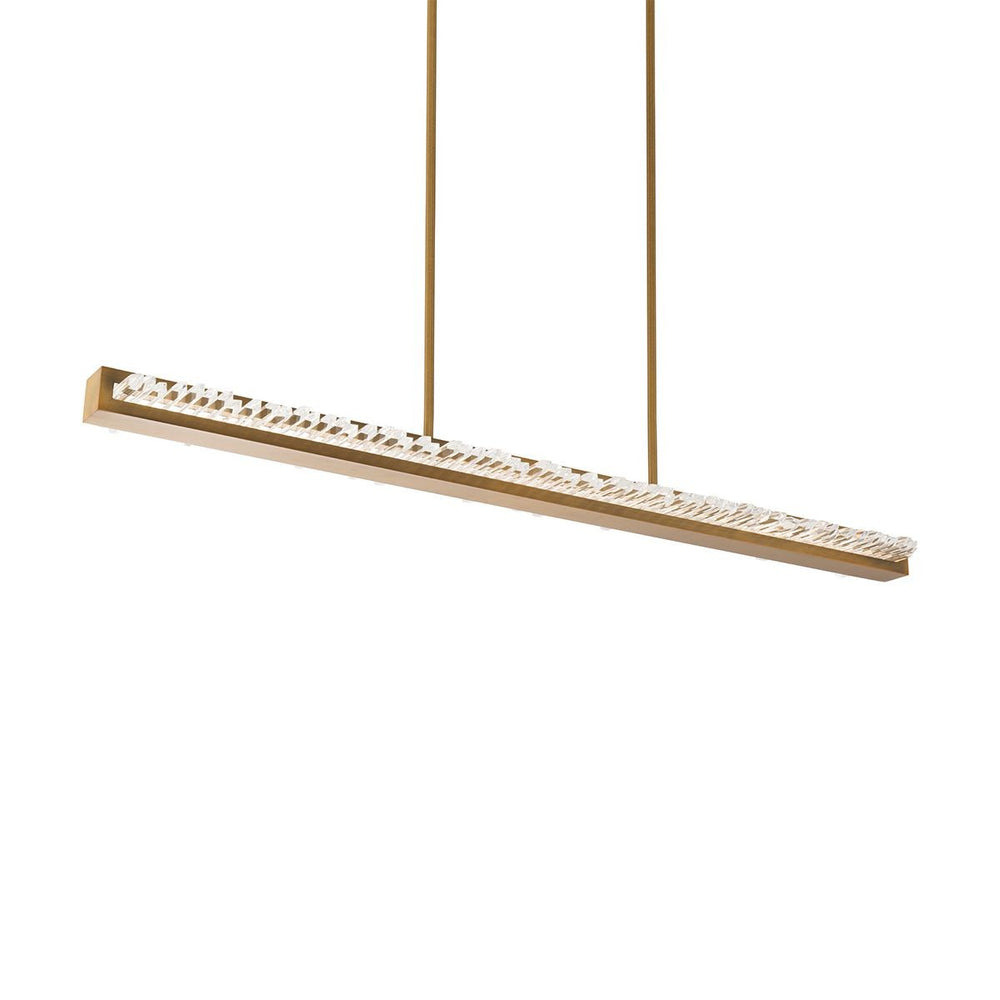 Schonbek Beyond - LED Pendant - Frozen - Aged Brass- Union Lighting Luminaires Decor