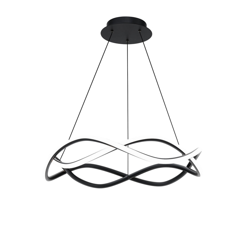 W.A.C. Canada - LED Chandelier - Swerve - Black- Union Lighting Luminaires Decor