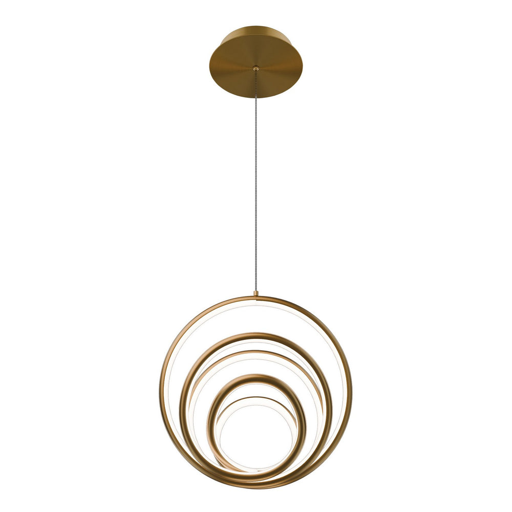 W.A.C. Canada - LED Pendant - Hoopla - Aged Brass- Union Lighting Luminaires Decor
