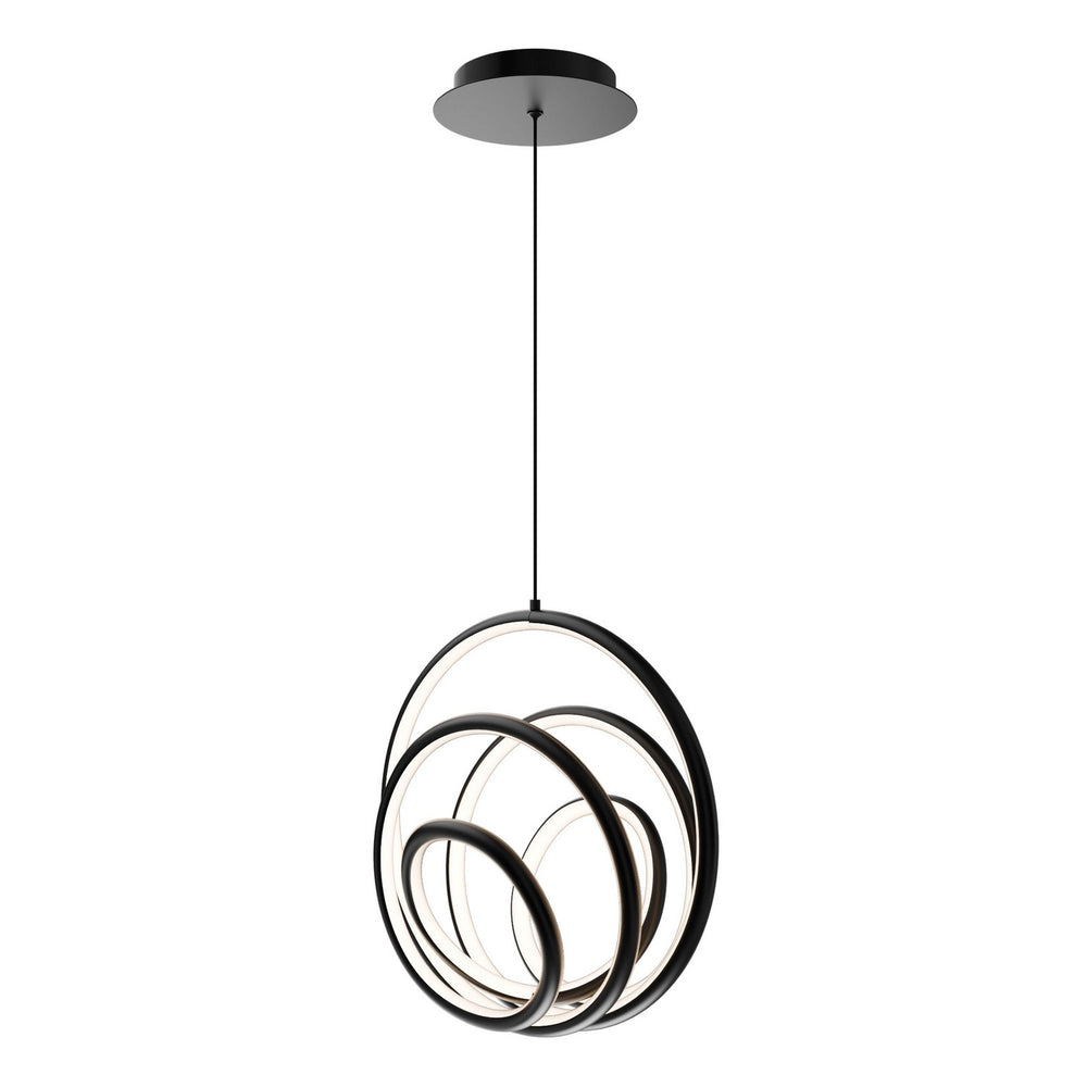 W.A.C. Canada - LED Pendant - Hoopla - Black- Union Lighting Luminaires Decor