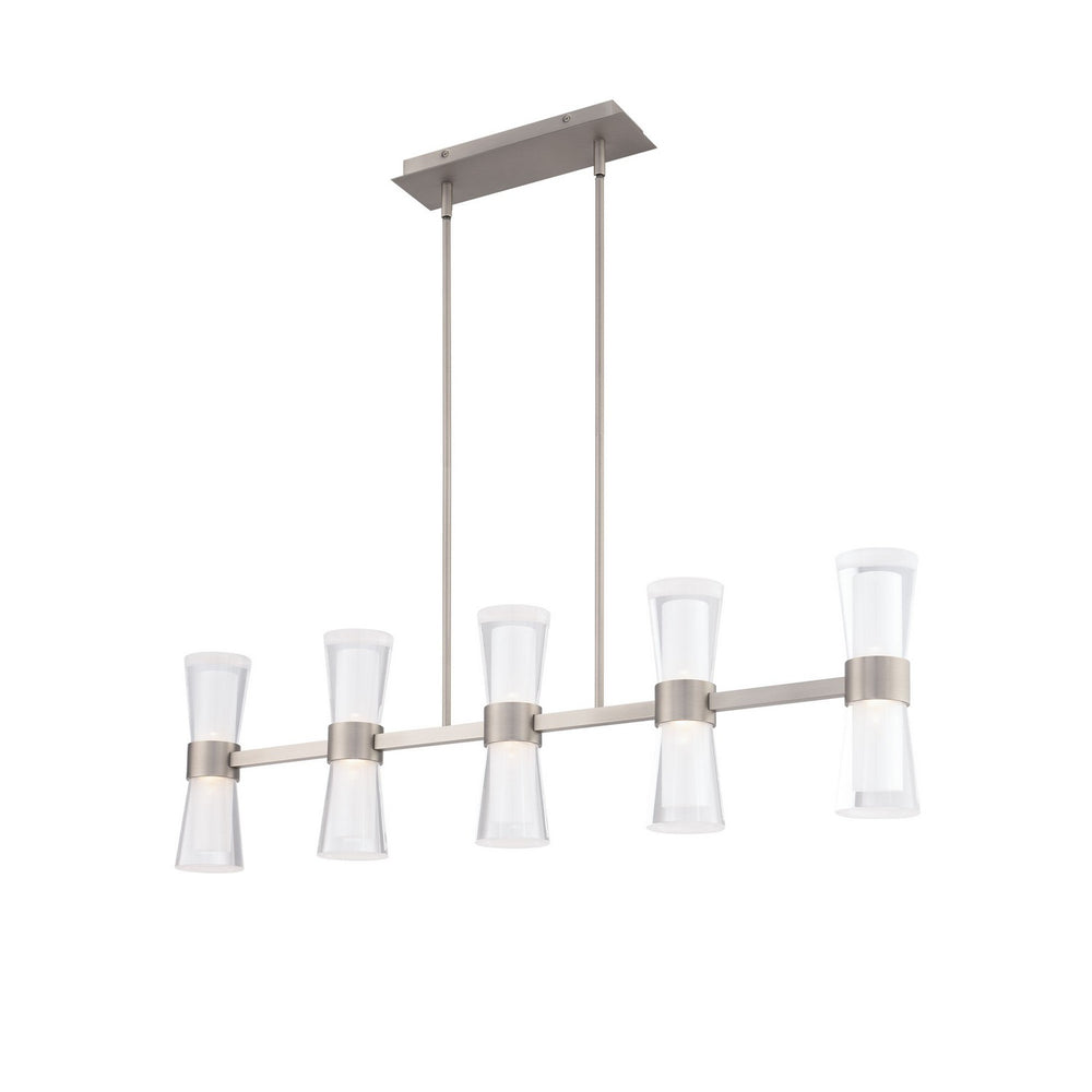W.A.C. Canada - LED Pendant - Hourglass - Brushed Nickel- Union Lighting Luminaires Decor