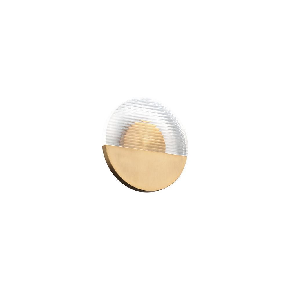 W.A.C. Canada - LED Wall Sconce - Crescent - Aged Brass- Union Lighting Luminaires Decor