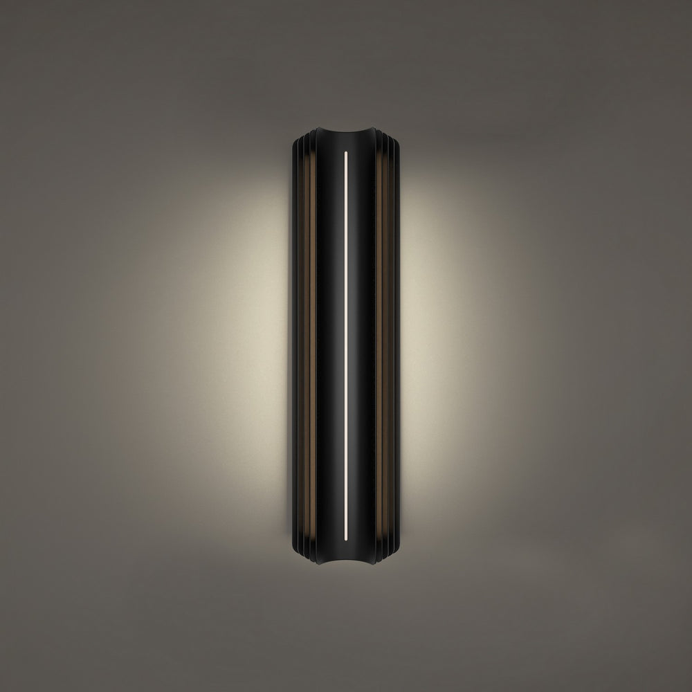 Modern Forms Canada - LED Outdoor Wall Sconce - Kane - Black- Union Lighting Luminaires Decor