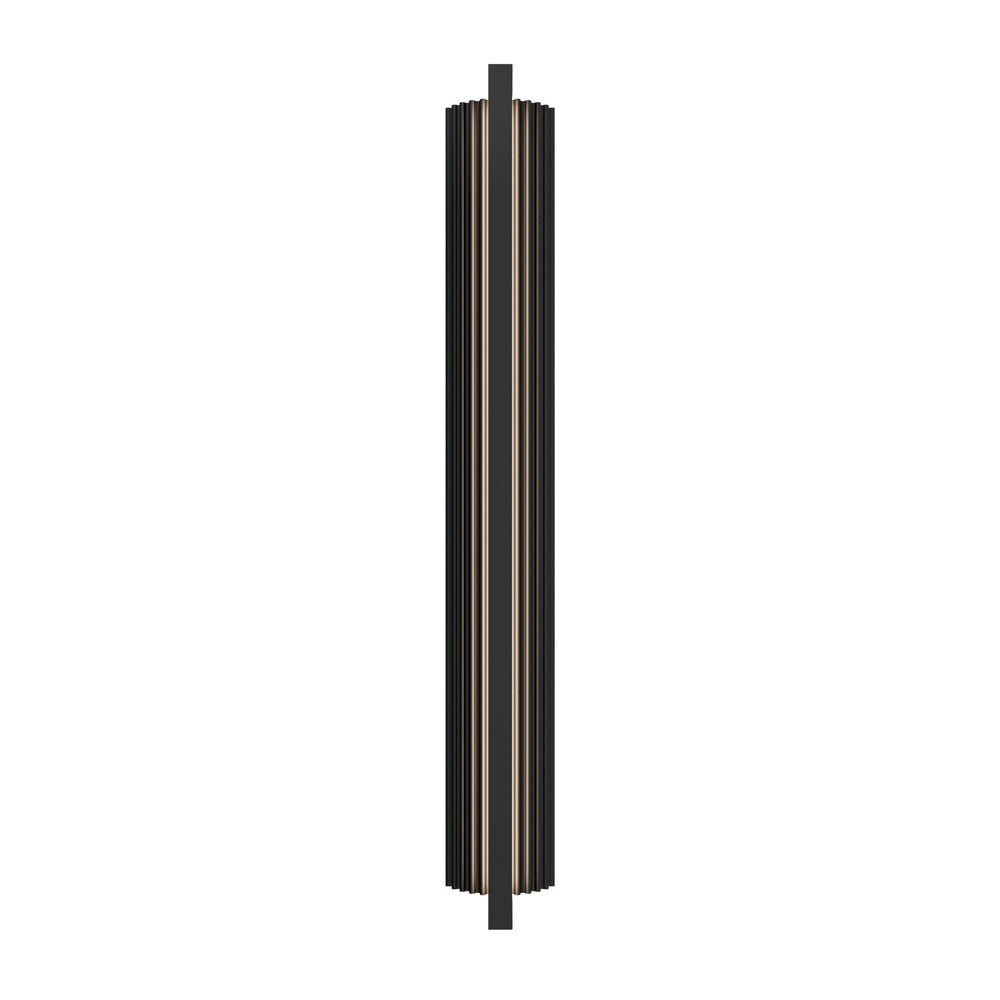 Modern Forms Canada - LED Outdoor Wall Sconce - Krimp - Black- Union Lighting Luminaires Decor
