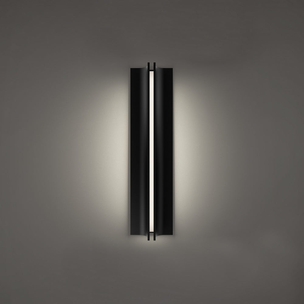 Modern Forms Canada - LED Outdoor Wall Sconce - Strait - Black- Union Lighting Luminaires Decor