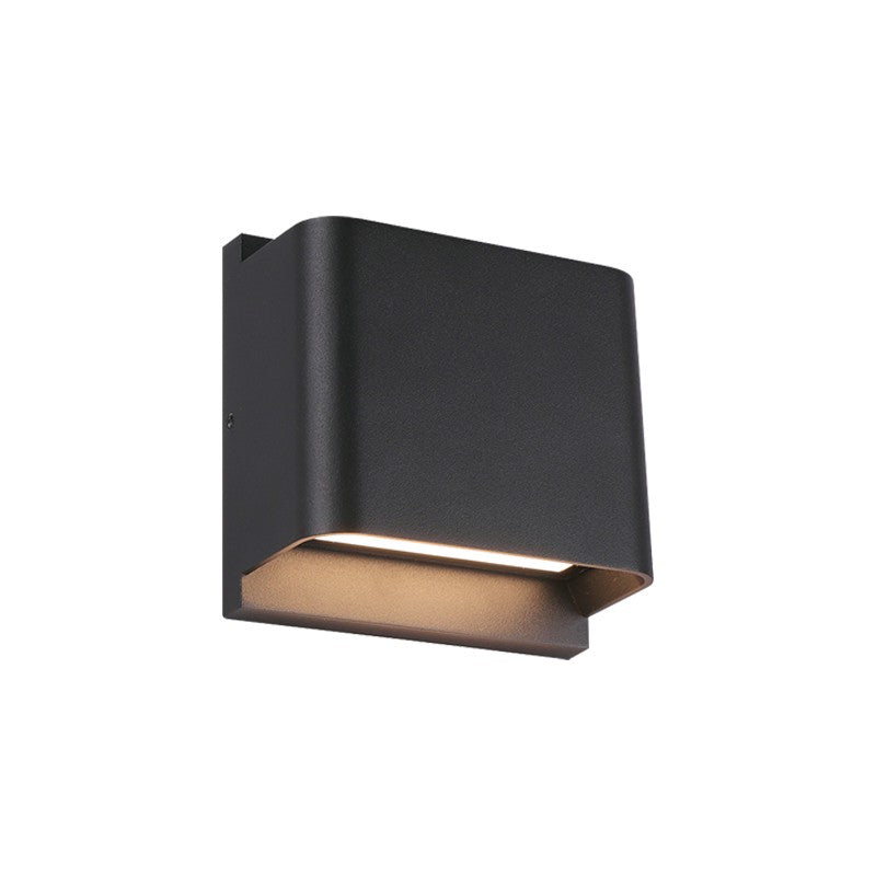 Matteo Canada - LED Outdoor Lantern - Notch - Matte Black- Union Lighting Luminaires Decor