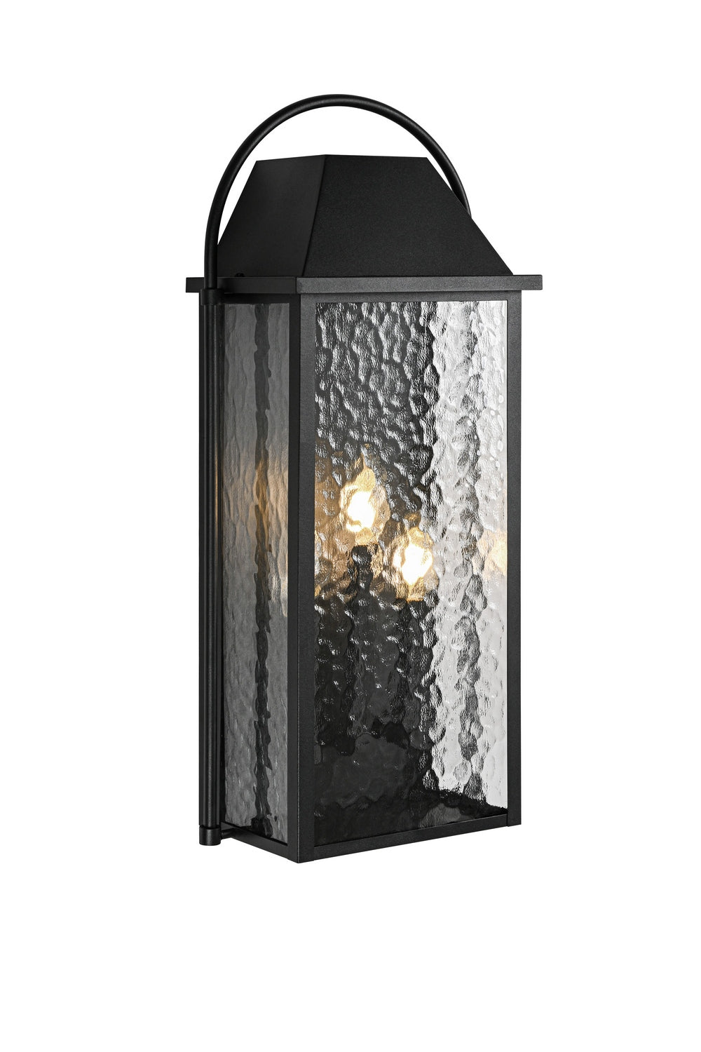 Matteo Canada - Three Light Outdoor Lantern - Dew - Matte Black- Union Lighting Luminaires Decor