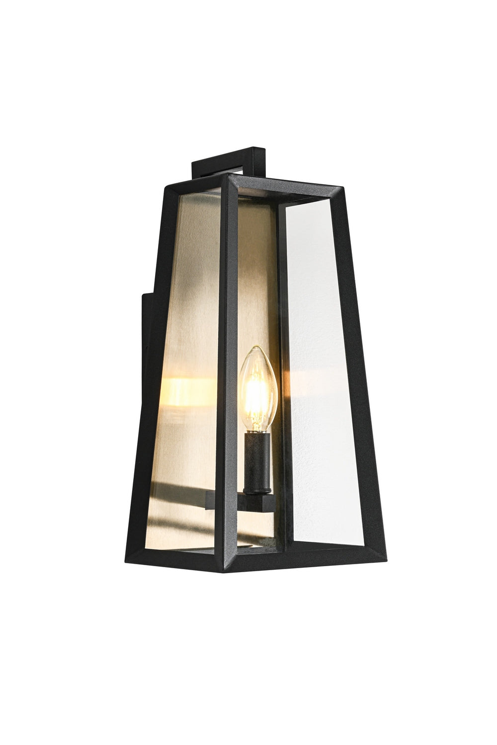 Matteo Canada - One Light Outdoor Lantern - Aviv - Matte Black- Union Lighting Luminaires Decor