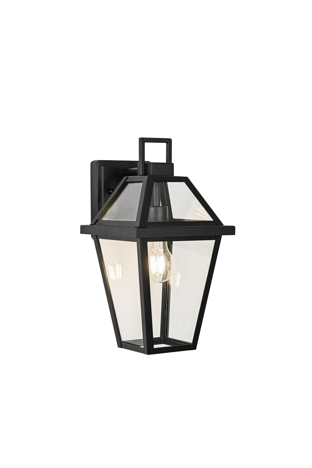 Matteo Canada - One Light Outdoor Lantern - Layla - Matte Black- Union Lighting Luminaires Decor