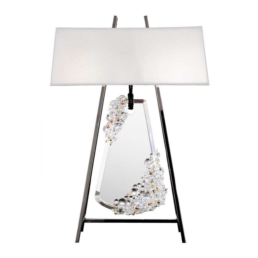 Schonbek Forever - Two Light Table Lamp - Flora - Polished Chrome- Union Lighting Luminaires Decor