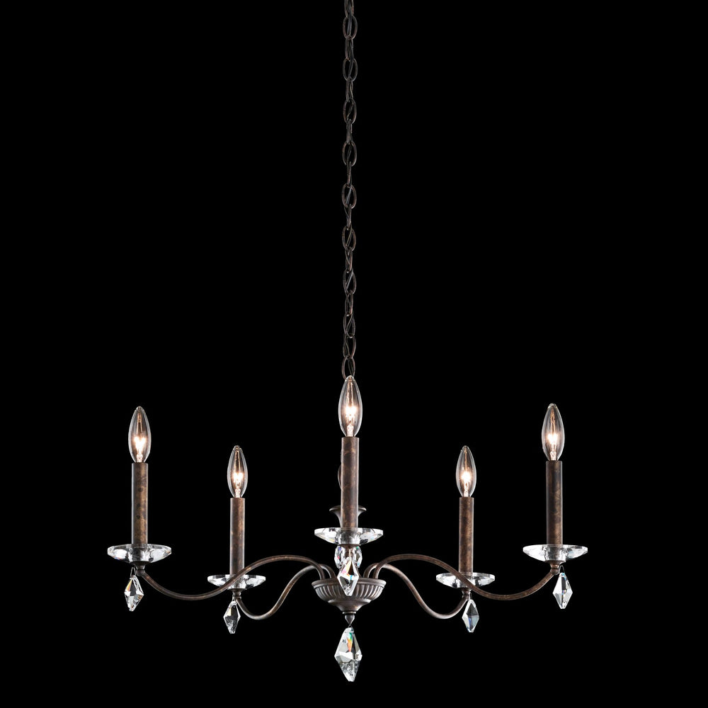 Schonbek - Five Light Chandelier - Modique - Black- Union Lighting Luminaires Decor