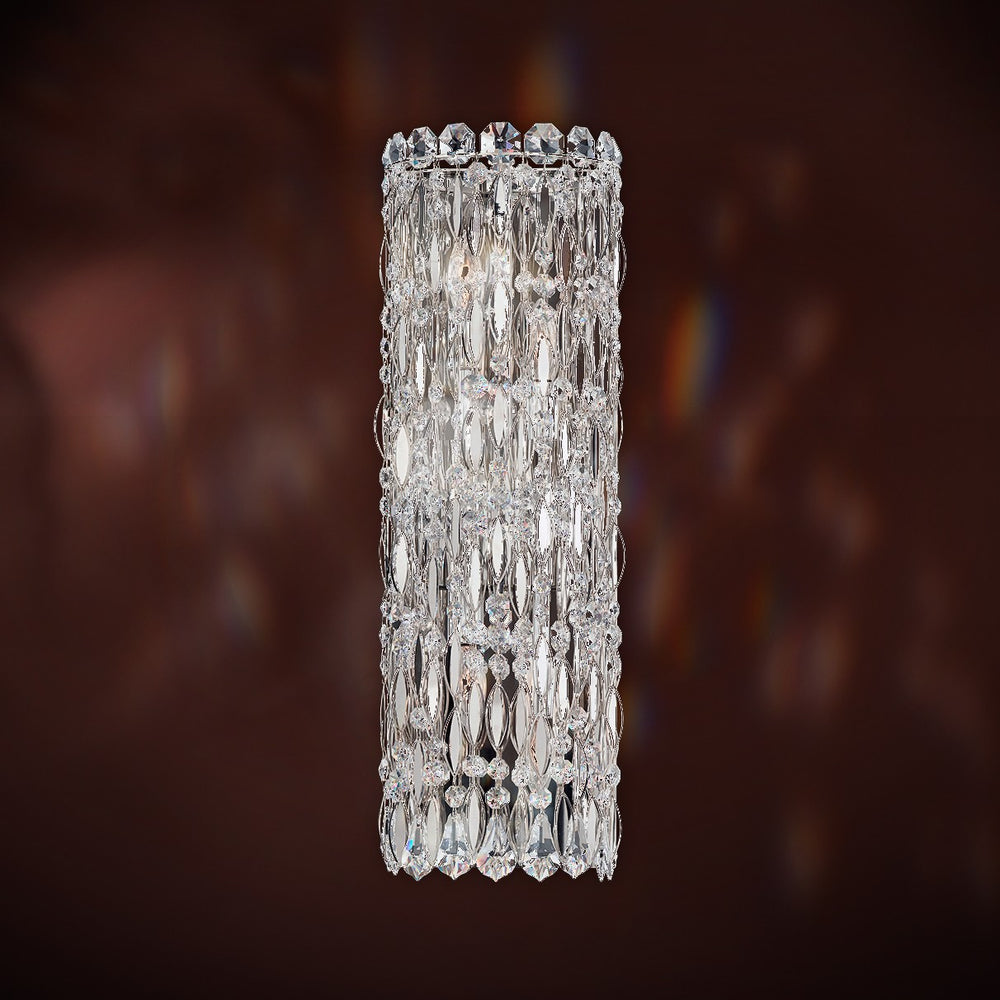 Schonbek - Four Light Wall Sconce - Sarella - Antique Silver- Union Lighting Luminaires Decor
