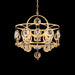 Schonbek - Six Light Chandelier - Gwendolynn - White Gold- Union Lighting Luminaires Decor