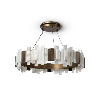 Palecek Canada - Chandelier - Montrose - Antique Brass- Union Lighting Luminaires Decor
