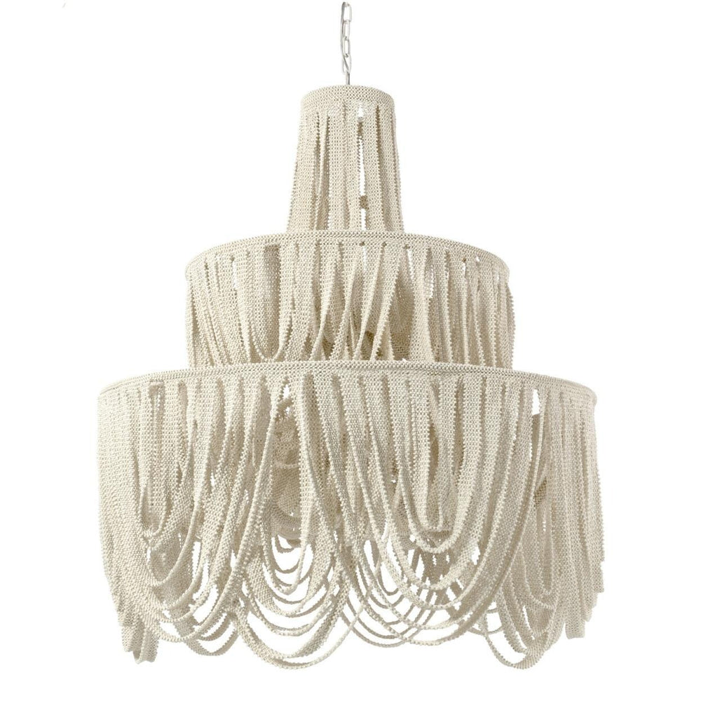 Palecek Canada - Chandelier - Selita - Off-White- Union Lighting Luminaires Decor