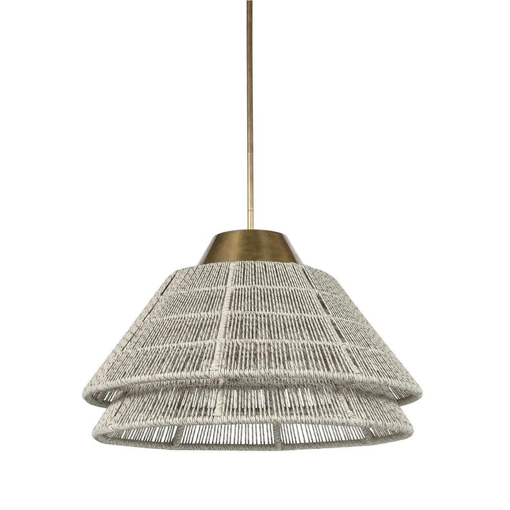 Palecek Canada - Outdoor Pendant - Pescadero - Brass- Union Lighting Luminaires Decor