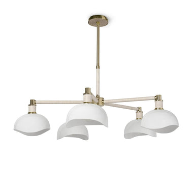 Palecek Canada - Chandelier - Brooklyn - Oak- Union Lighting Luminaires Decor