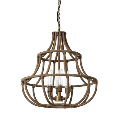 Palecek Canada - Outdoor Chandelier - Yvette - Light Bronze- Union Lighting Luminaires Decor