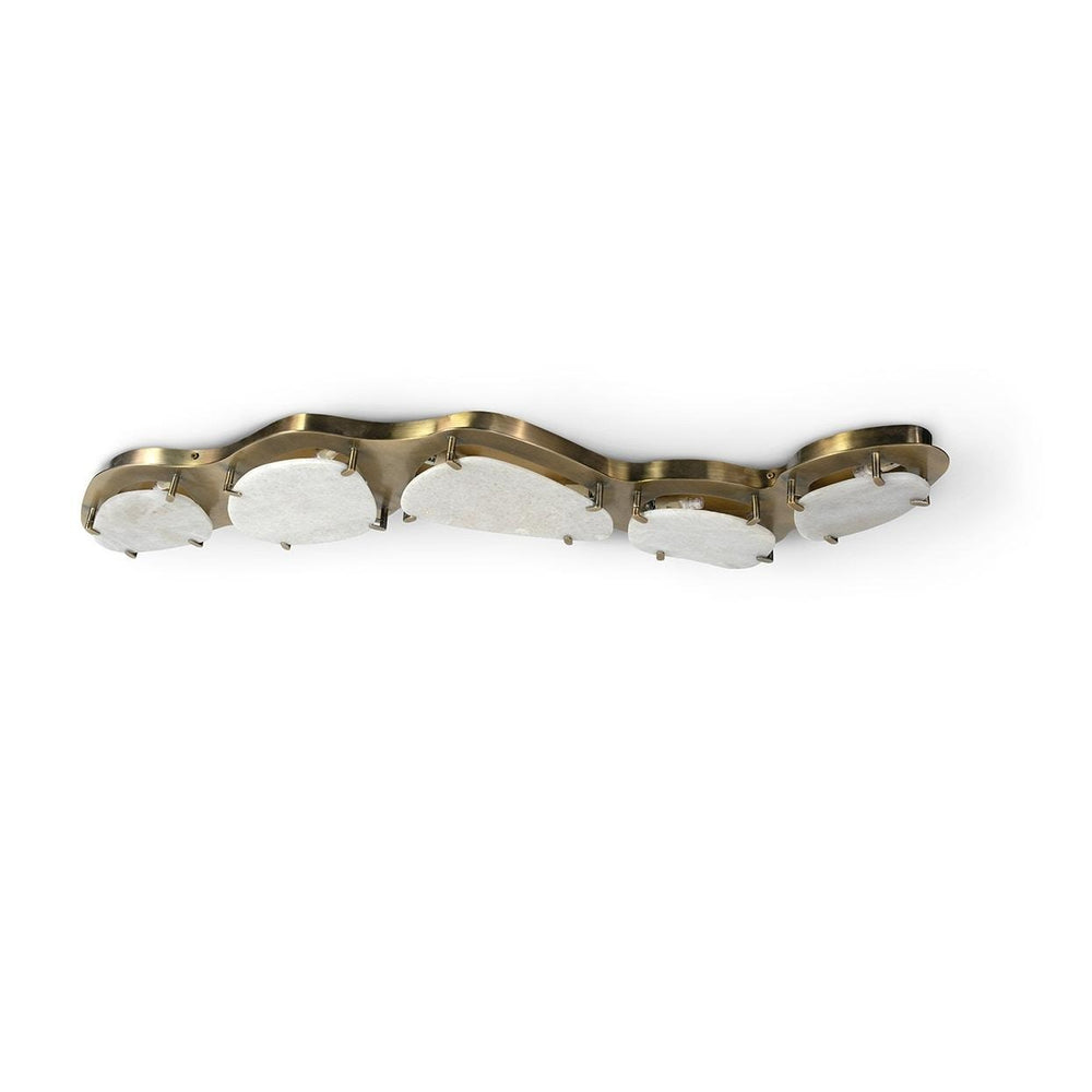 Palecek Canada - Flush Mount - Jovy - Antique Brass- Union Lighting Luminaires Decor